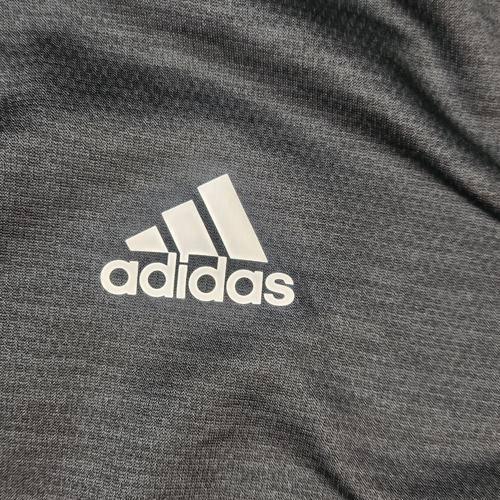 Adidas Climalite 1/4 Zip Long Sleeve Pullover Jacket Men 2XLT Black‎  NCC Logo - Picture 5 of 9